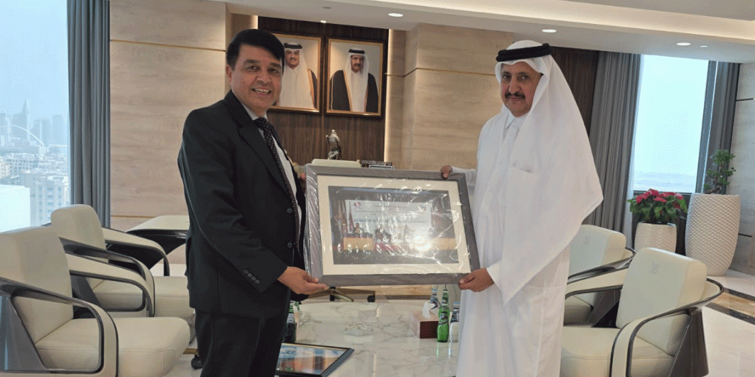 महासंघका अध्यक्ष ढकाल र कतार चेम्बरका अध्यक्ष अलथानी बीच कतारमा भेटवार्ता