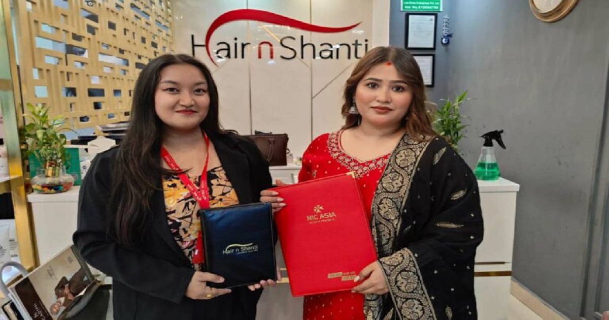 एनआईसी एशियाका ग्राहकलाई हेयर एण्ड शान्ती युनिसेक्स सैलुनमा १० प्रतिशत छुट