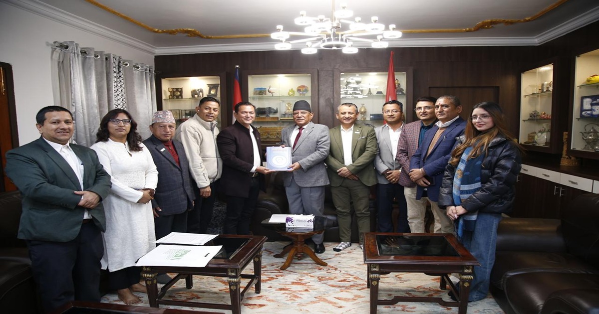 इप्पान प्रतिनिधिको प्रचण्ड भेट, ऊर्जा क्षेत्रका तीन मुख्य समस्या उठाए