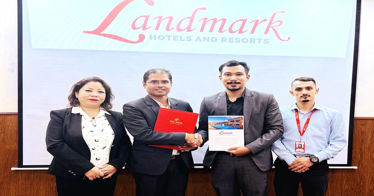 एनआईसी एशियाका ग्राहकलाई ल्याण्डमार्क होटल्स एण्ड रेस्ट्रो मा १५ प्रतिशतसम्म छुट